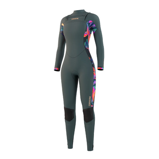 Mystic - Dazzled Fullsuit 5/3 Fzip Women Dark Leaf - 34/XS - GearFreak