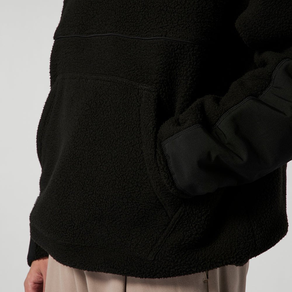 Mystic - DTS Fleece Half Zip Sweat - Black - L - GearFreak
