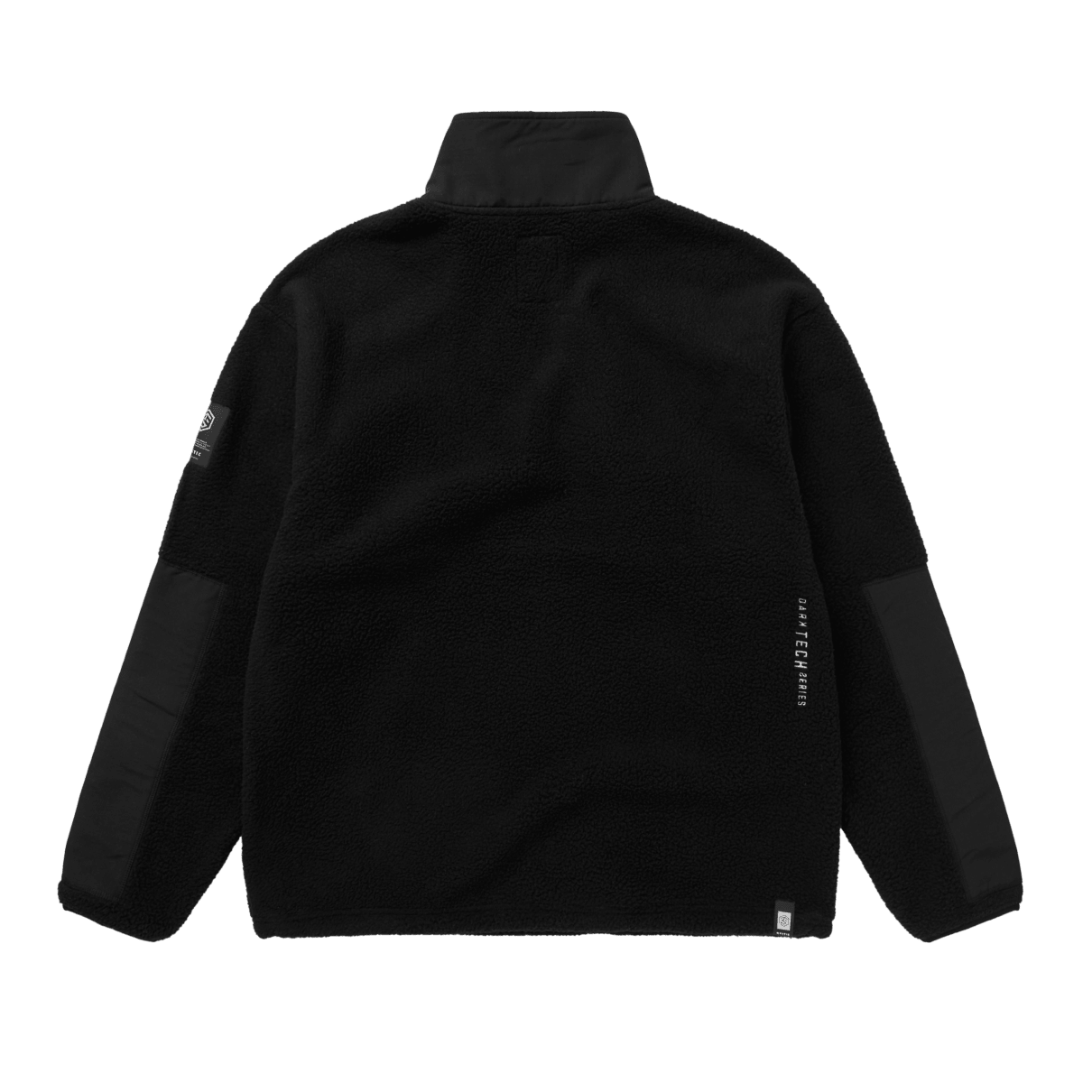 Mystic - DTS Fleece Half Zip Sweat - Black - L - GearFreak