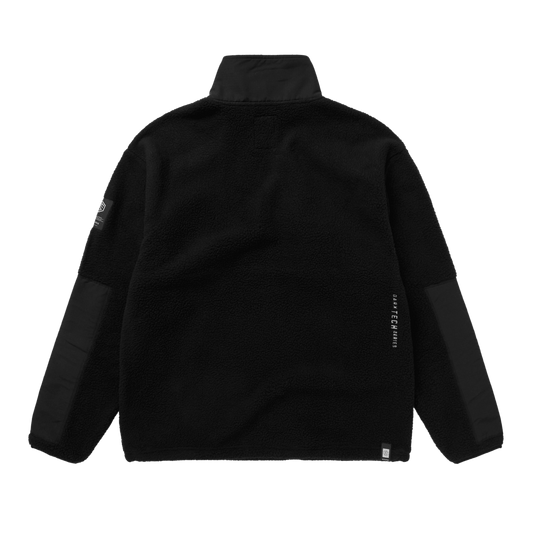 Mystic - DTS Fleece Half Zip Sweat - Black - L - GearFreak