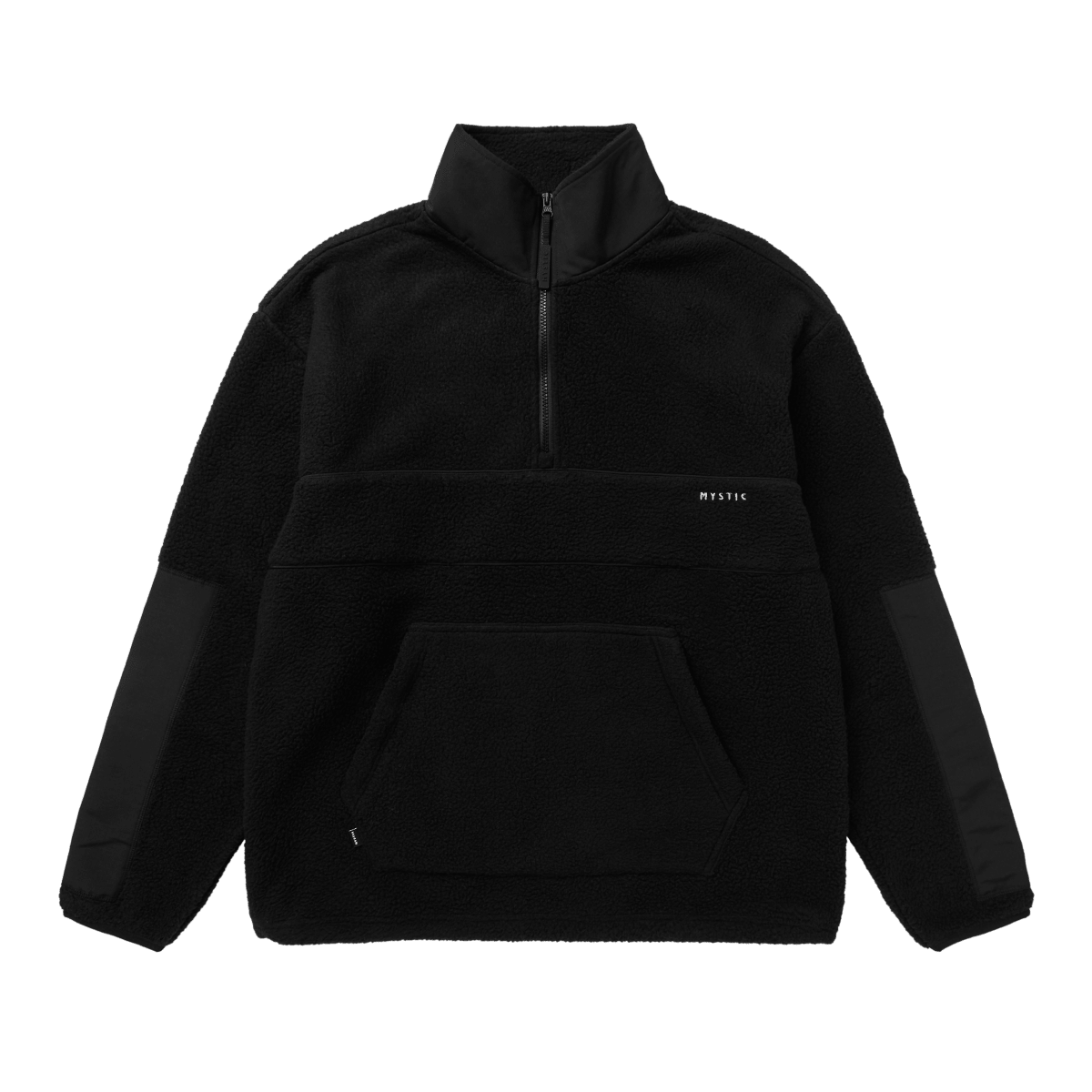 Mystic - DTS Fleece Half Zip Sweat - Black - L - GearFreak