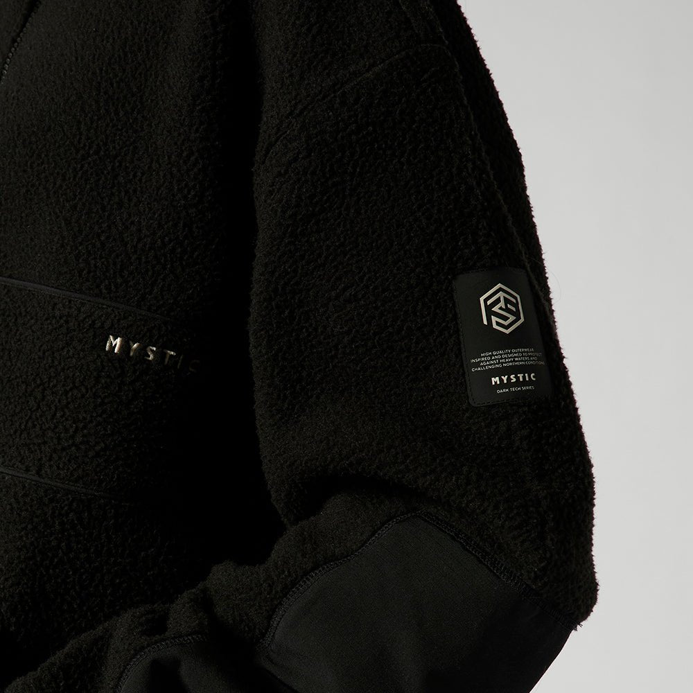 Mystic - DTS Fleece Half Zip Sweat - Black - L - GearFreak