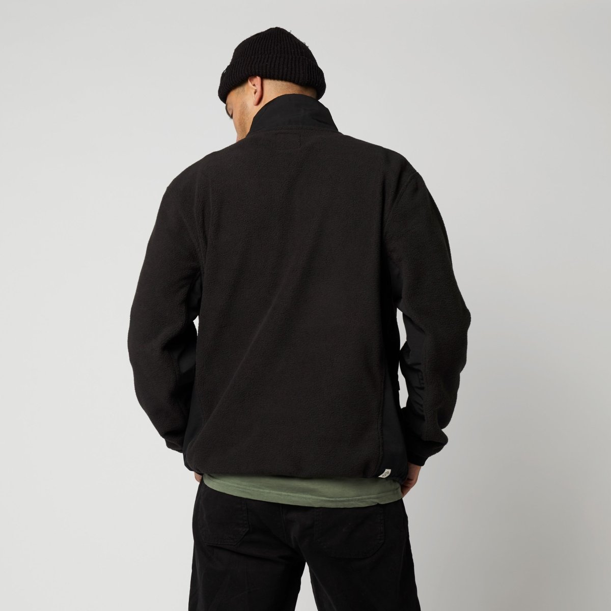 Mystic - DTS Fleece Zip Thru Sweat - Black - L - GearFreak
