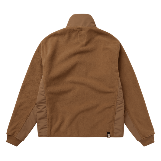 Mystic - DTS Fleece Zip Thru Sweat - Slate Brown - L - GearFreak