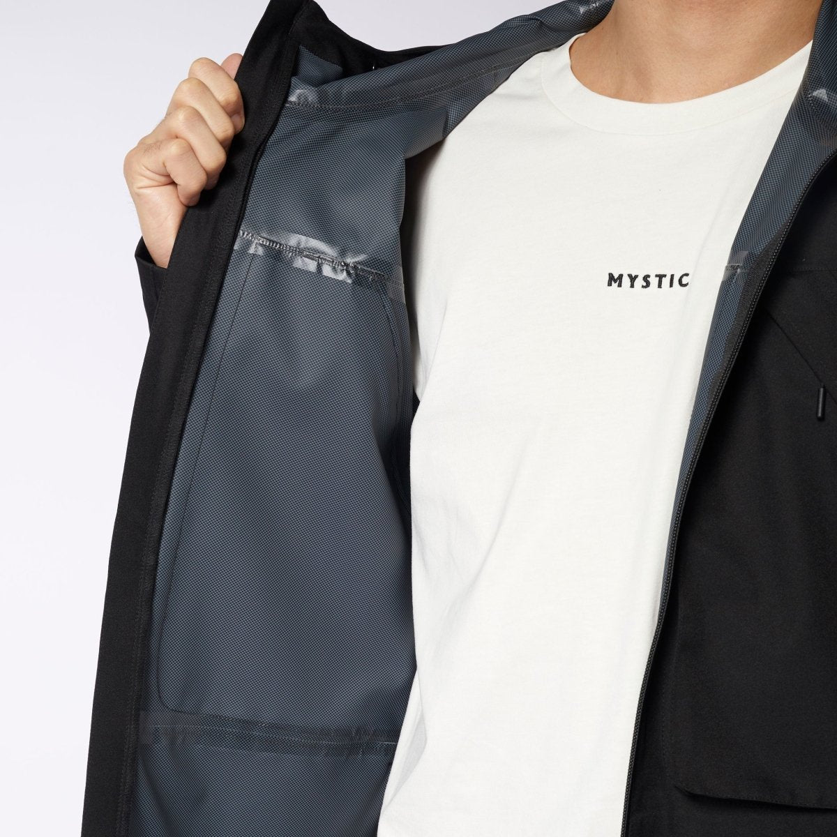 Mystic - DTS Rain Jacket - Black - L - GearFreak