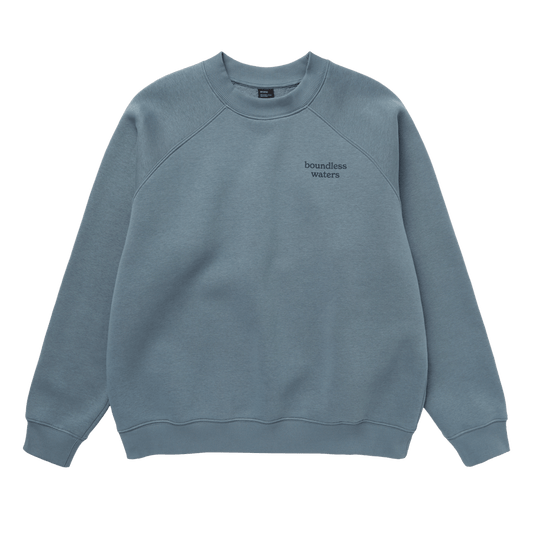 Mystic - Enroute Crew Sweat - Tidal Blue - L - GearFreak