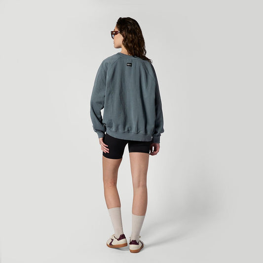 Mystic - Enroute Crew Sweat - Tidal Blue - L - GearFreak