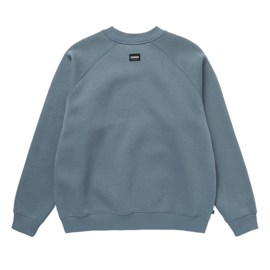 Mystic - Enroute Crew Sweat - Tidal Blue - L - GearFreak