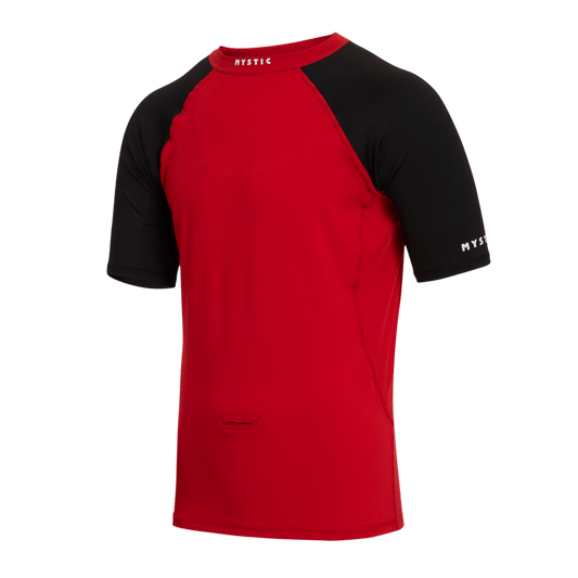 Mystic - Event S/S Rashvest - no brand logo - Red - L - GearFreak