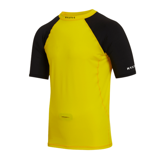 Mystic - Event S/S Rashvest - no brand logo - Yellow - L - GearFreak