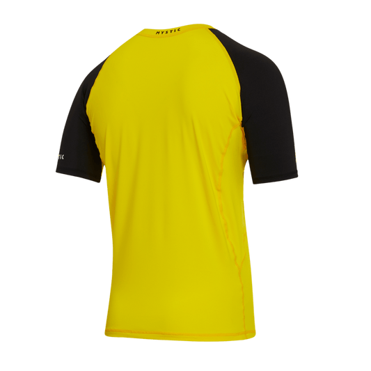 Mystic - Event S/S Rashvest - no brand logo - Yellow - L - GearFreak