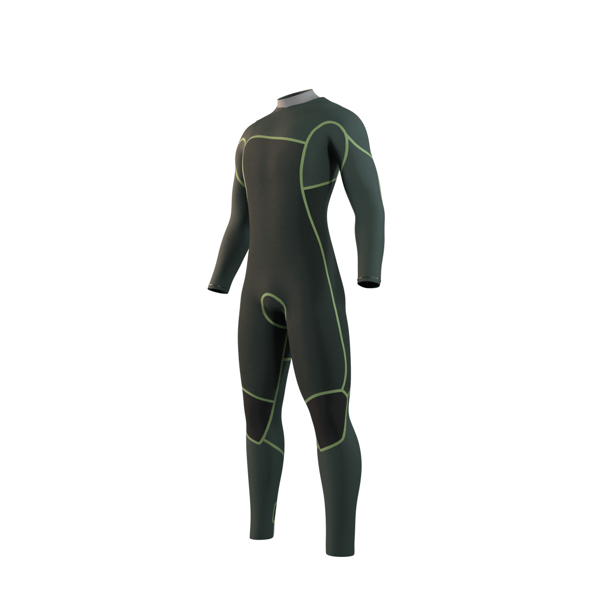Mystic - Evolve Fullsuit 3/2mm Fzip Men - Black - L - GearFreak