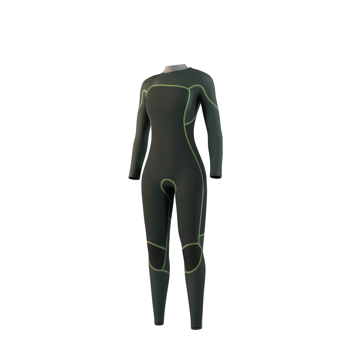 Mystic - Evolve Fullsuit 3/2mm Fzip Women - Black - L - GearFreak