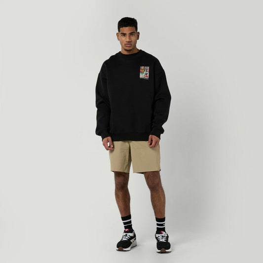 Mystic - Funk Crew Sweat | Black - S - GearFreak