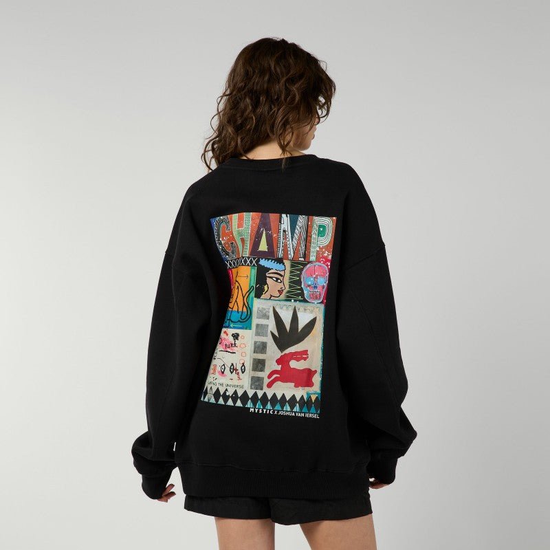 Mystic - Funk Crew Sweat | Black - S - GearFreak