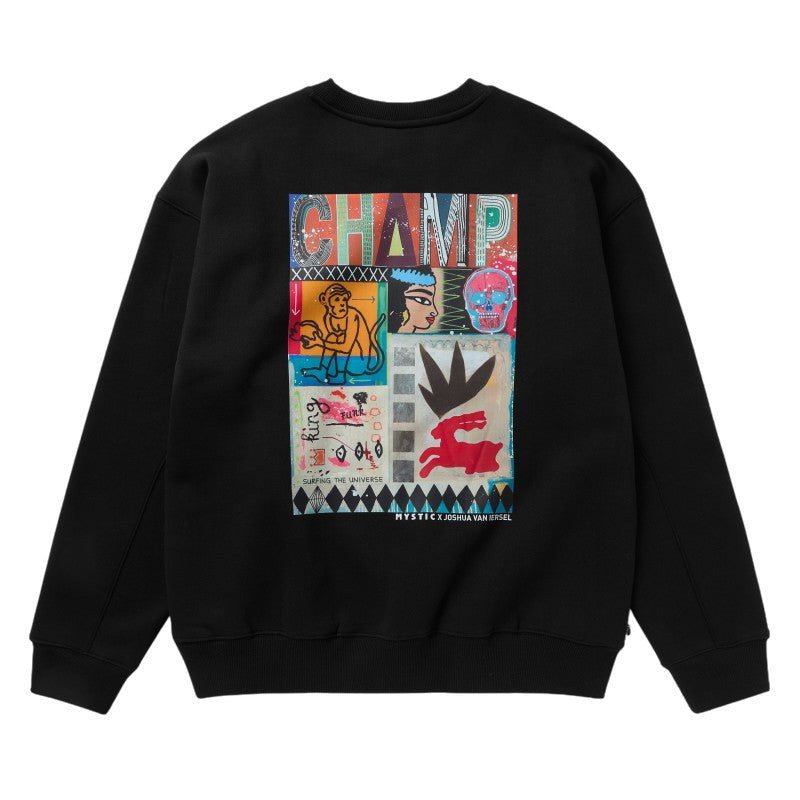 Mystic - Funk Crew Sweat | Black - S - GearFreak