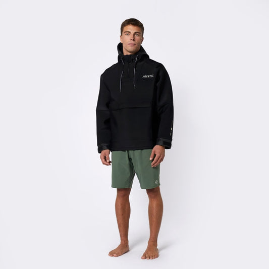 Mystic - Fury Neoprene Hoodie 3/2mm - Black - L - GearFreak
