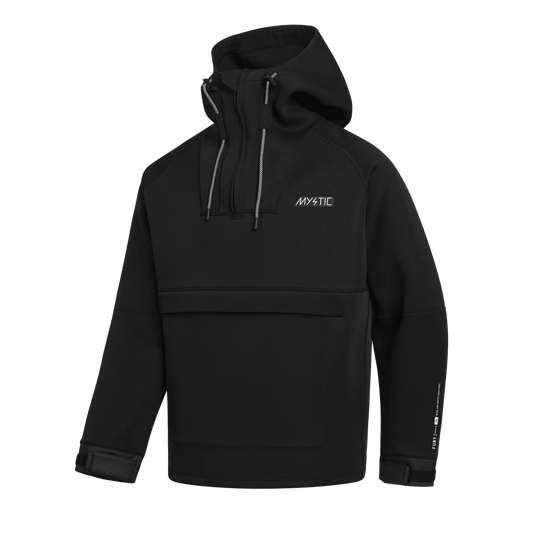 Mystic - Fury Neoprene Hoodie 3/2mm - Black - L - GearFreak