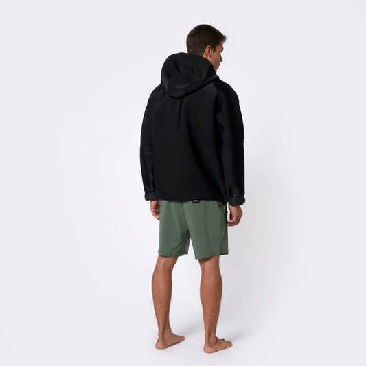 Mystic - Fury Neoprene Hoodie 3/2mm - Black - L - GearFreak