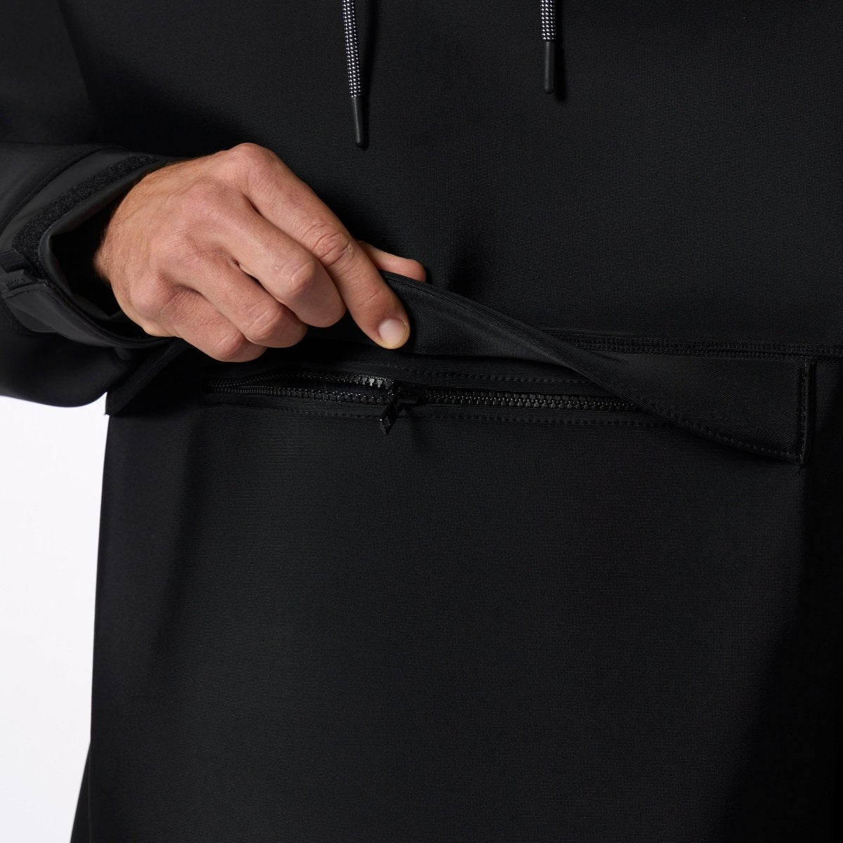 Mystic - Fury Neoprene Hoodie 3/2mm - Black - L - GearFreak