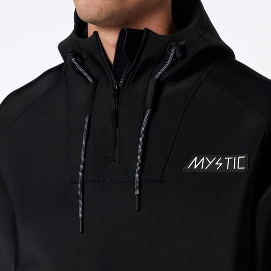 Mystic - Fury Neoprene Hoodie 3/2mm - Black - L - GearFreak