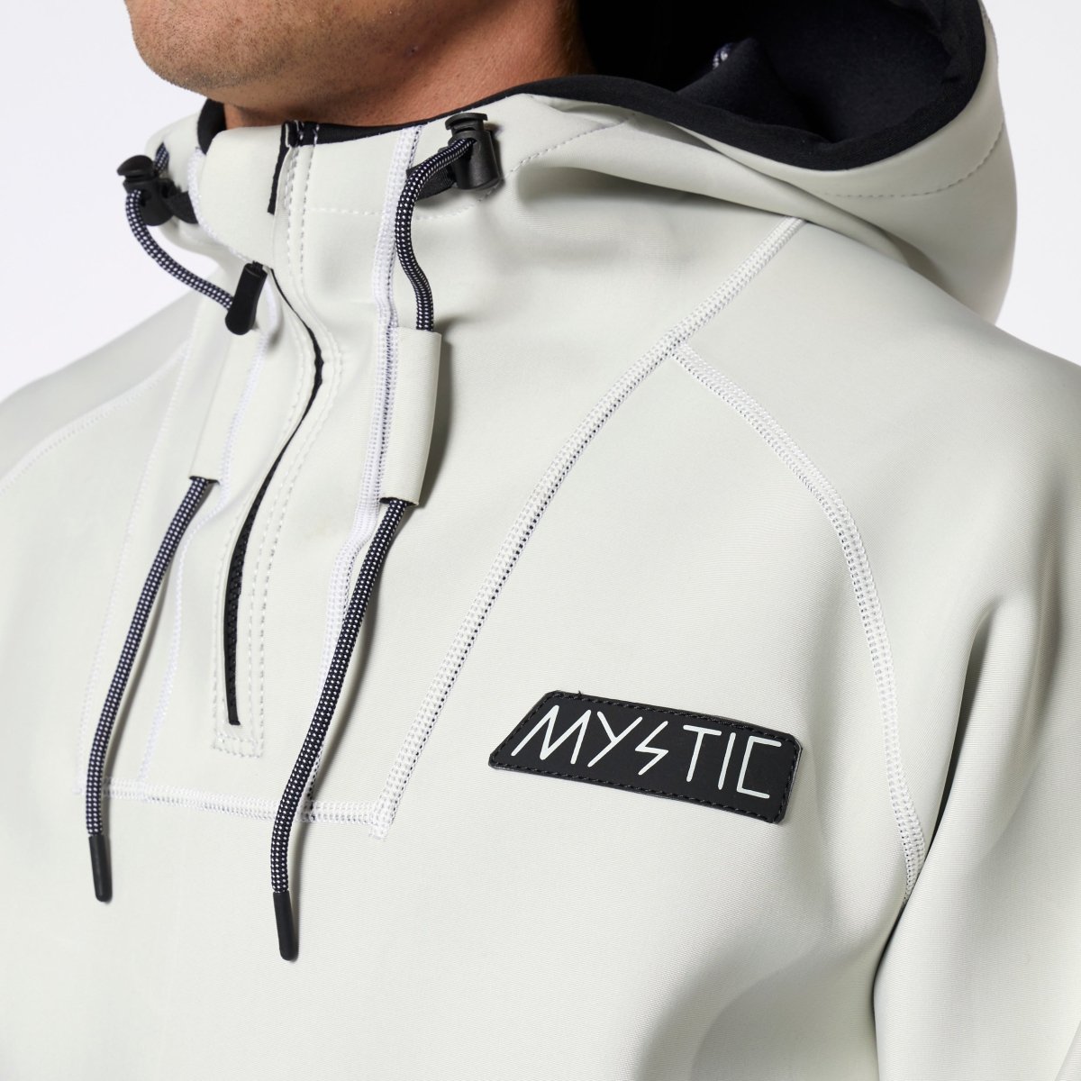Mystic - Fury Neoprene Hoodie 3/2mm - Dark Olive - L - GearFreak