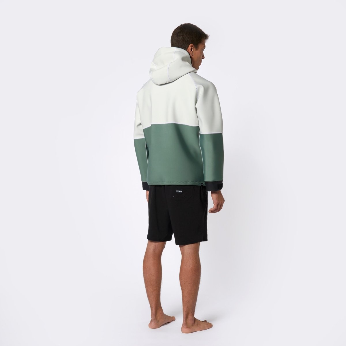 Mystic - Fury Neoprene Hoodie 3/2mm - Dark Olive - L - GearFreak