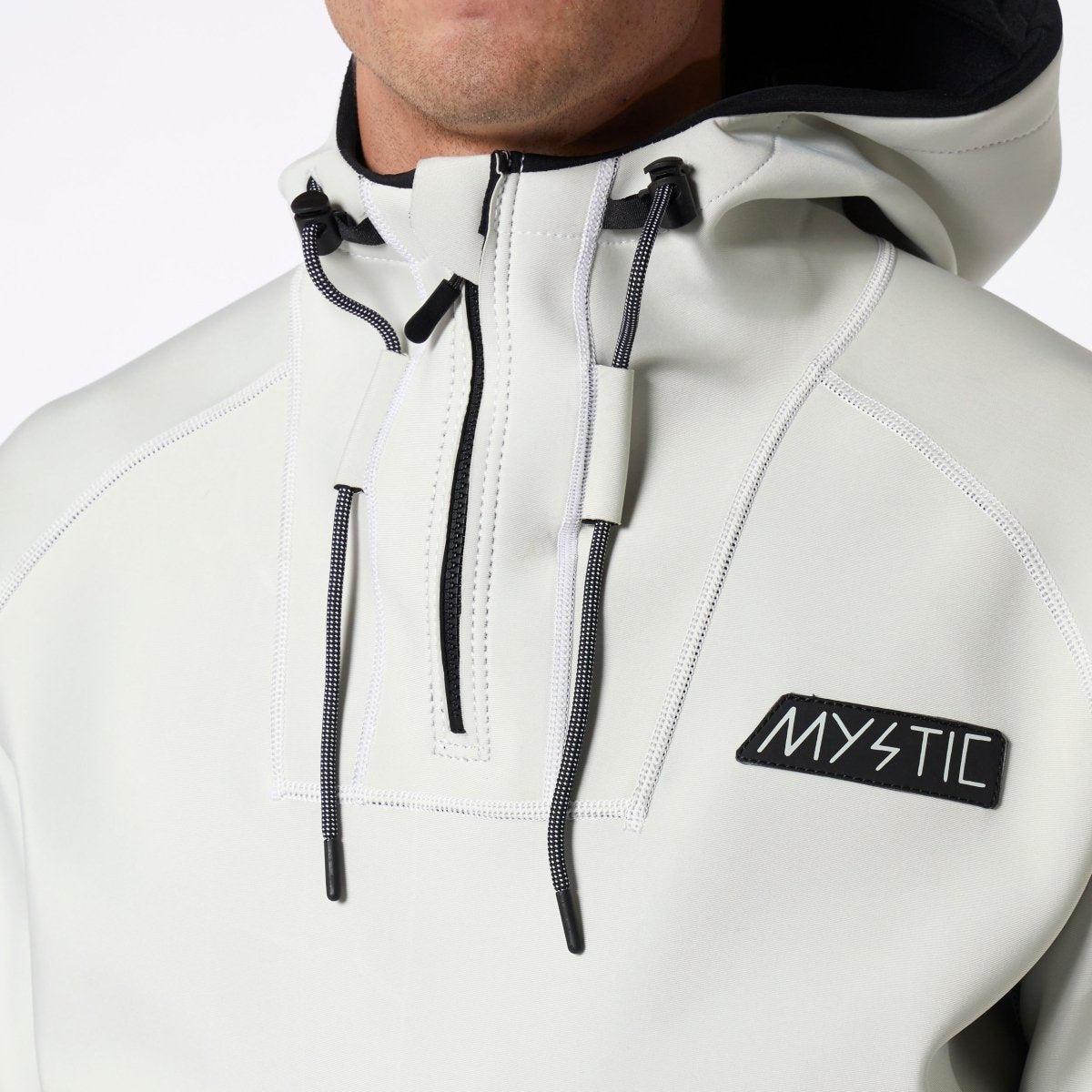 Mystic - Fury Neoprene Hoodie 3/2mm - Dark Olive - L - GearFreak