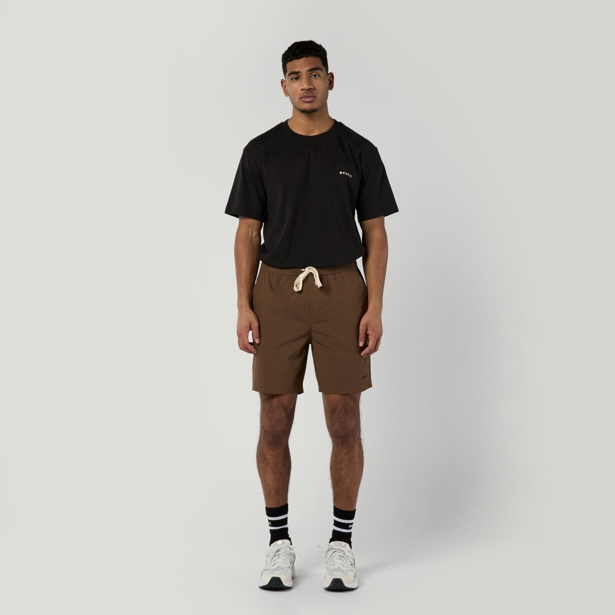 Mystic - Fusion Hybrid Short - Brown - L - GearFreak