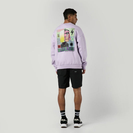 Mystic - Groove Crew Sweat | Lilac - S - GearFreak
