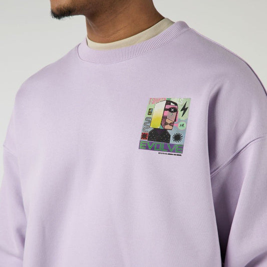Mystic - Groove Crew Sweat | Lilac - S - GearFreak