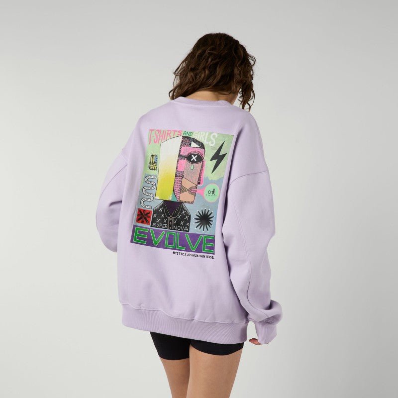 Mystic - Groove Crew Sweat | Lilac - S - GearFreak