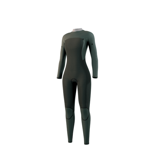 Mystic - Haven Fullsuit 4/3mm Double Fzip Women - Teal - L - GearFreak