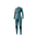 Mystic - Haven Fullsuit 4/3mm Double Fzip Women - Teal - L - GearFreak