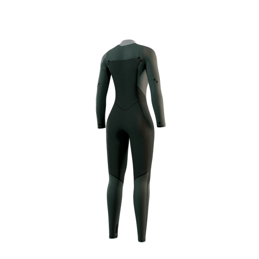 Mystic - Haven Fullsuit 4/3mm Double Fzip Women - Teal - L - GearFreak
