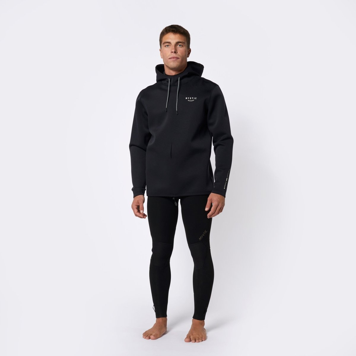 Mystic - Haze Neoprene Hoodie 2mm - Black - L - GearFreak
