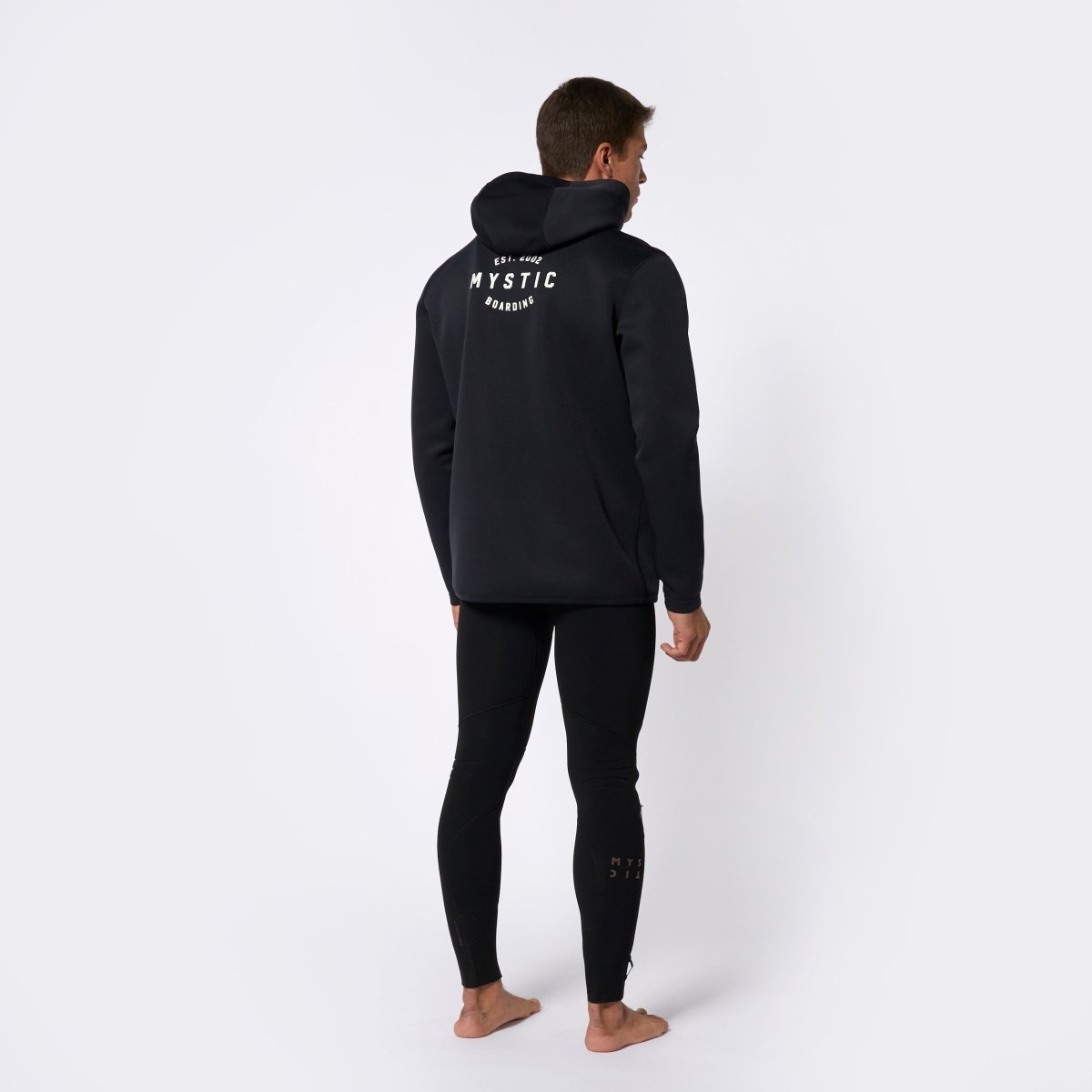 Mystic - Haze Neoprene Hoodie 2mm - Black - L - GearFreak