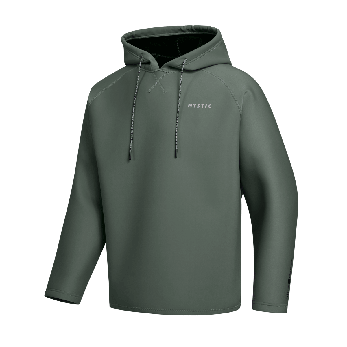 Mystic - Haze Neoprene Hoodie 2mm - Dark Olive - L - GearFreak