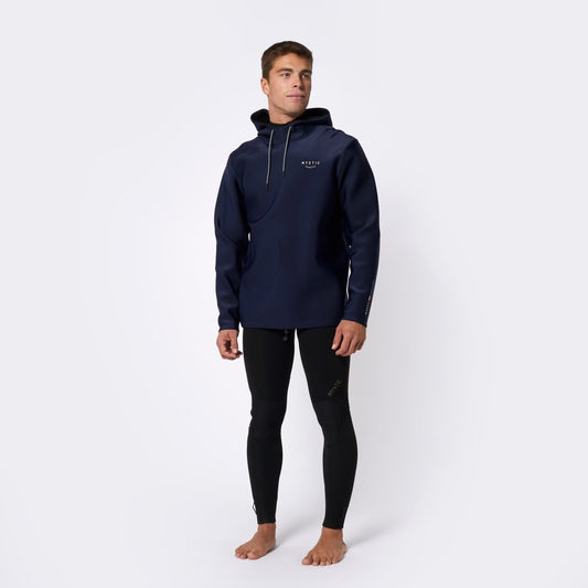 Mystic - Haze Neoprene Hoodie 2mm - Navy - L - GearFreak