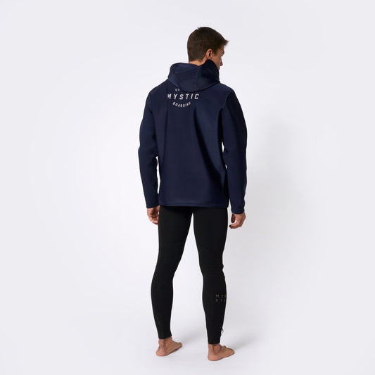 Mystic - Haze Neoprene Hoodie 2mm - Navy - L - GearFreak