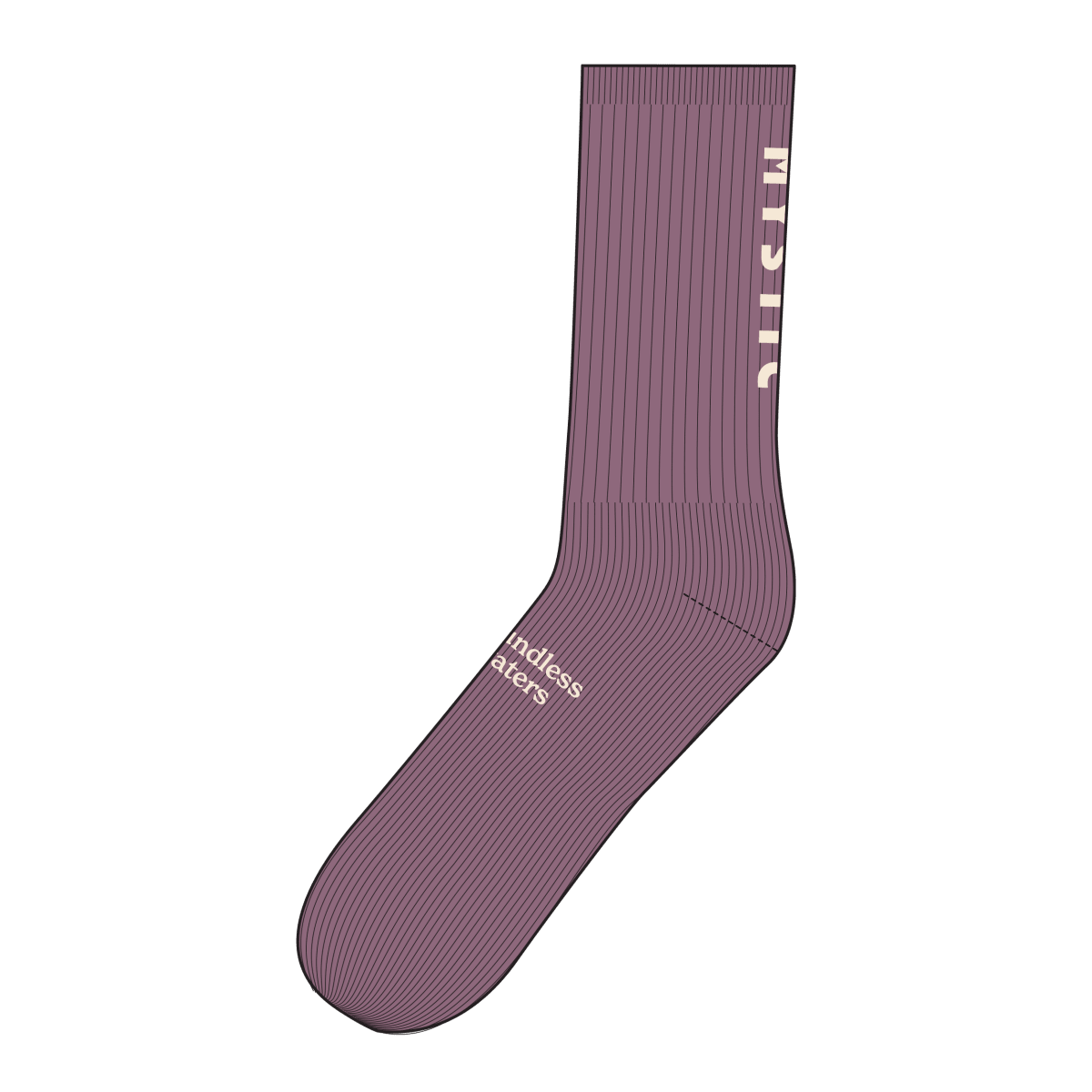 Mystic - Icon Socks - Rosewood - 39 - 42 - GearFreak