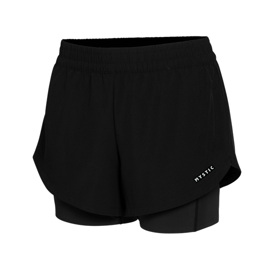 Mystic - Ida Lined Sport Shorts Women - Black - L - GearFreak