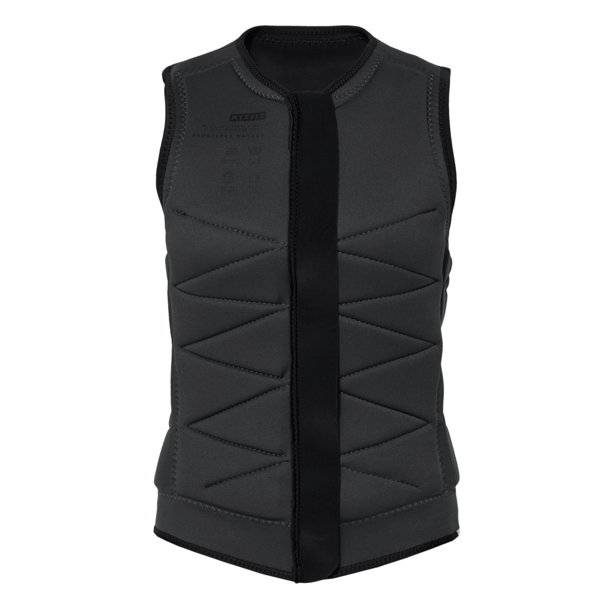 Mystic - Juice Impact Vest Fzip Wake Women - Black - L - GearFreak
