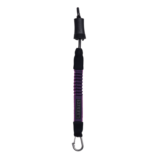 Mystic - Kite Safety Leash Short - Purple / Grey - O/S - GearFreak