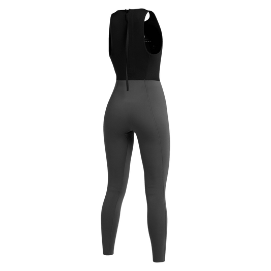 Mystic - Lunar Long Jane 2/2mm Bzip Women - Black - L - GearFreak