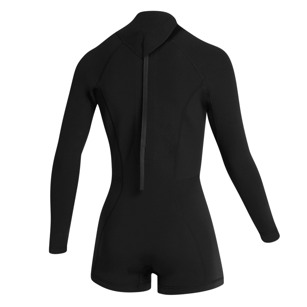 Mystic - Lunar Longarm Shorty 2/2mm Bzip Women - Black - L - GearFreak