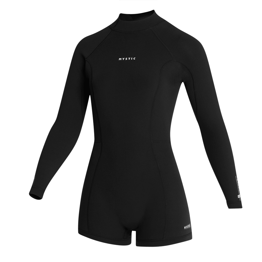 Mystic - Lunar Longarm Shorty 2/2mm Bzip Women - Black - L - GearFreak