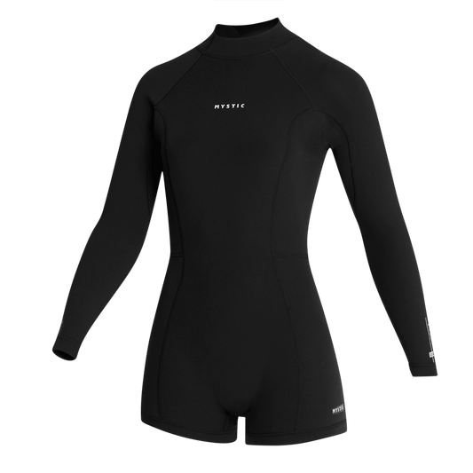 Mystic - Lunar Longarm Shorty 2/2mm Bzip Women - Black - L - GearFreak