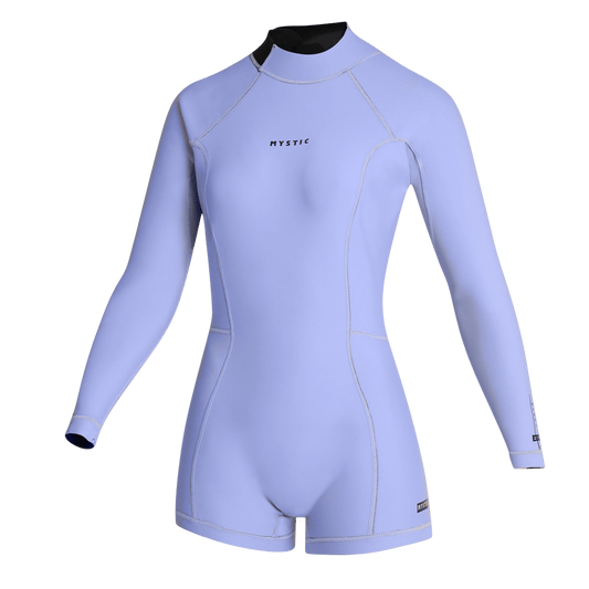 Mystic - Lunar Longarm Shorty 2/2mm Bzip Women - Iris Blue - L - GearFreak