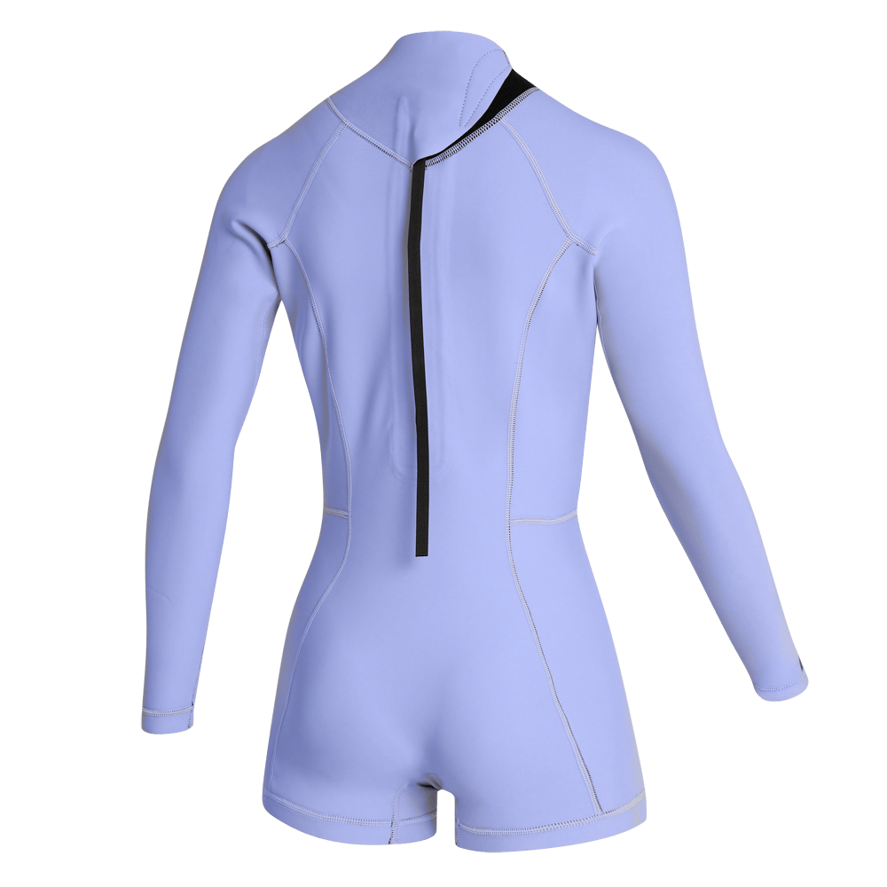 Mystic - Lunar Longarm Shorty 2/2mm Bzip Women - Iris Blue - L - GearFreak
